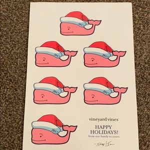Vineyard Vines 2017 Christmas stickers